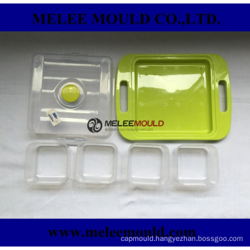 Plastic lattice food container mould